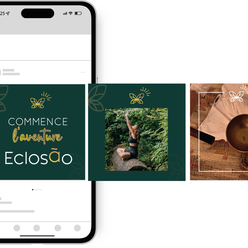 mock up post instagram eclosao
